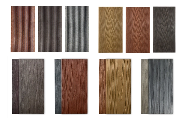 Household Outdoor WPC Waterproof Wood Plastic Composite Decking Board Flooring