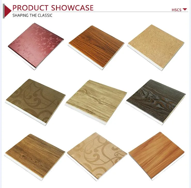 Household PVC Solid Indoor Wall Board Waterproof Wood Wall Cladding TV Background Interior WPC Wall Panels