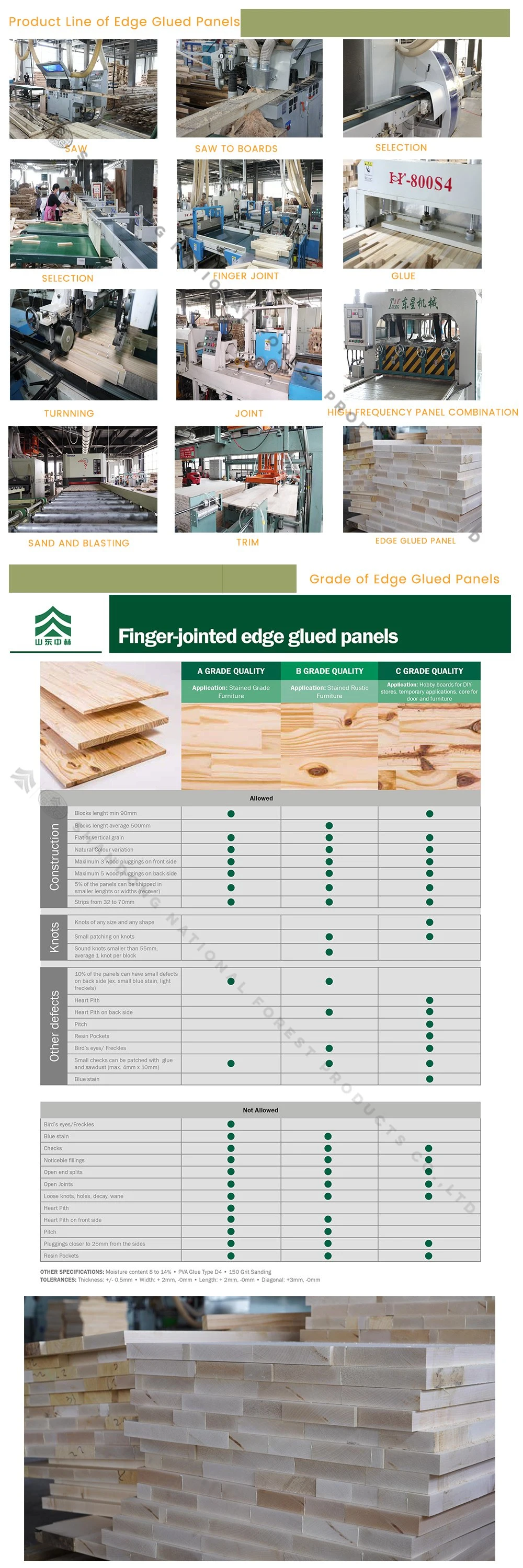 Best Price Solid Wood Edge Glued Board Ash Solid Wood Work Tops