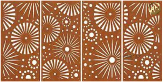 Affordable Residential Fence Laser Cut Divider Panels