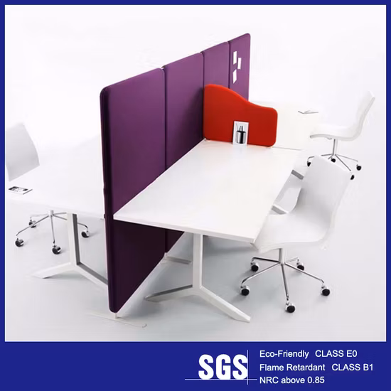 Polyester Acoustic Desk Divider Panel in Office
